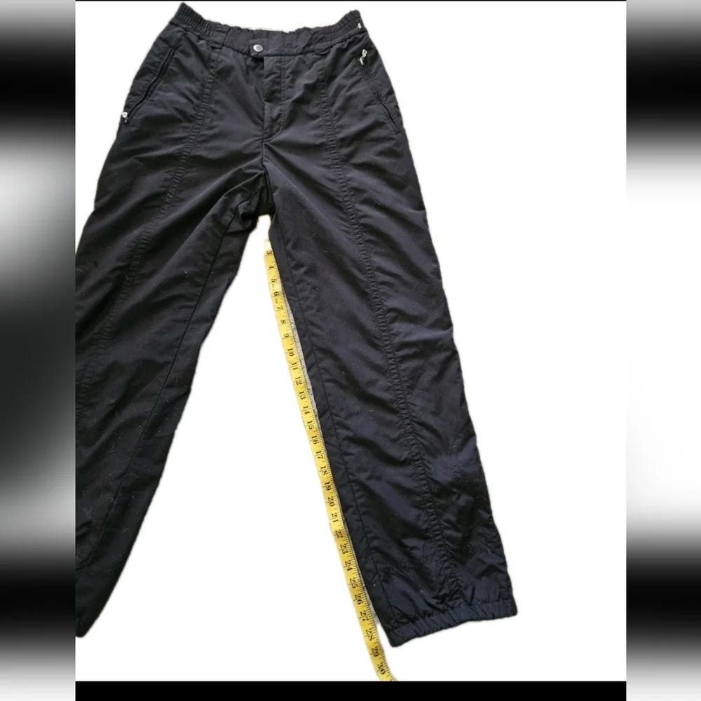 Bogner Womens Black Ski And Snow Designer Luxury Insulated Winter Pants 10 Long